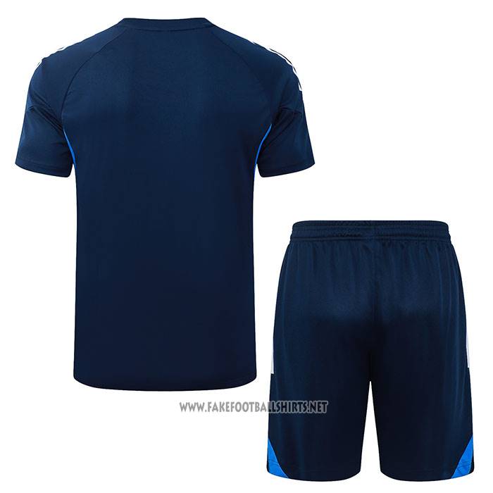 Tracksuit Real Madrid Short Sleeve 2025-2026 Blue White - Shorts